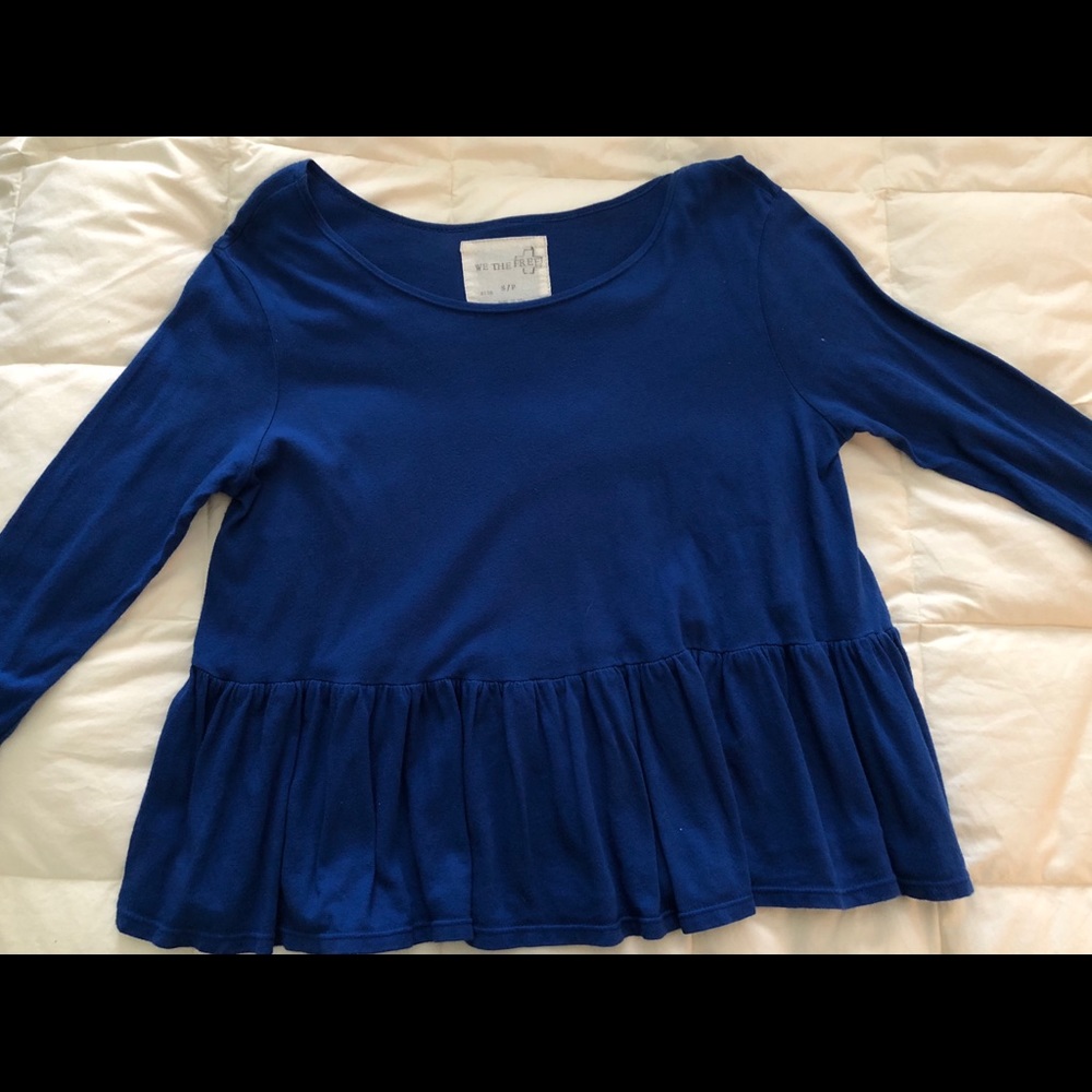 Free People peplum tee